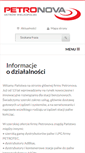 Mobile Screenshot of petronova.pl